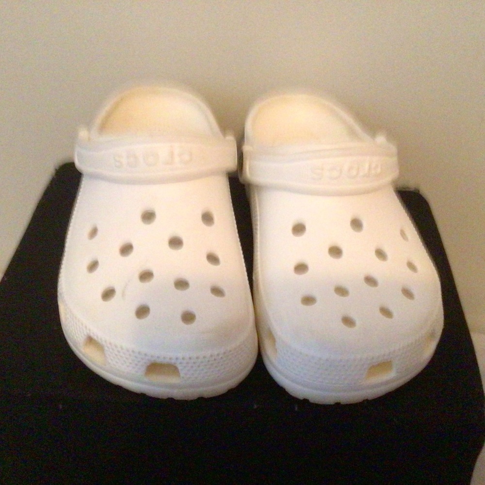 White Crocs